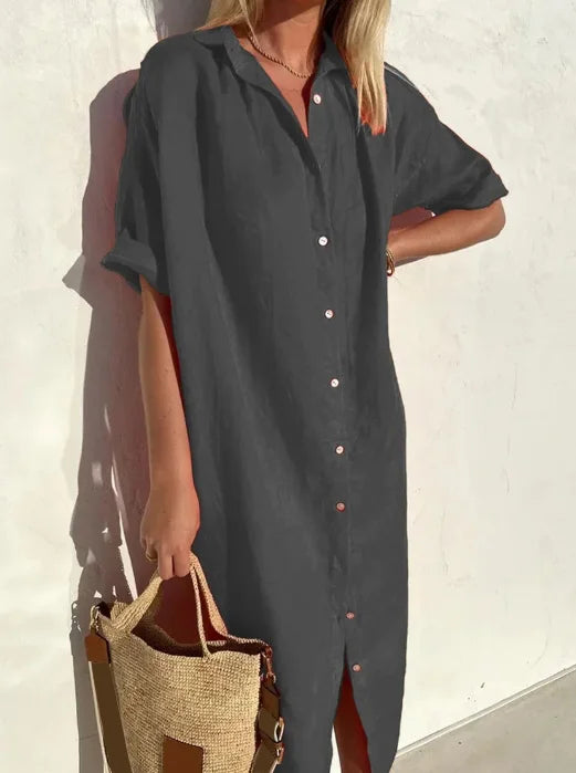 Lune London | Linen Shirt Dress