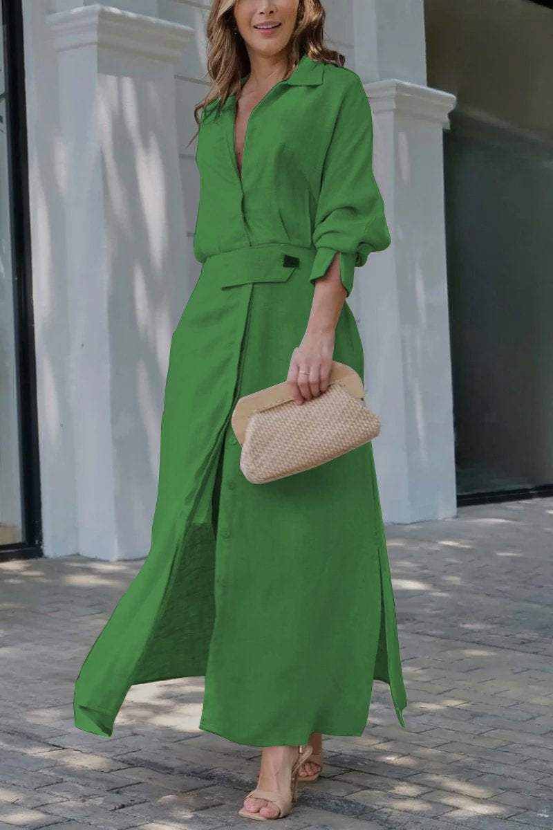 Lune London | Classic Linen Maxi Dress