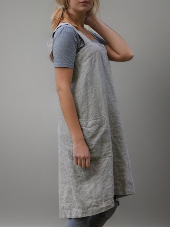 Lune London | Cotton Apron Dress with Pockets