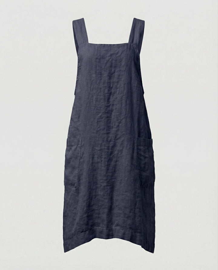 Lune London | Cotton apron dress with pockets