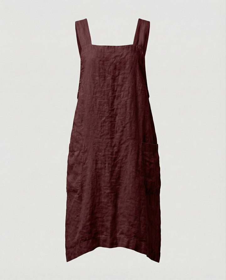 Lune London | Cotton apron dress with pockets