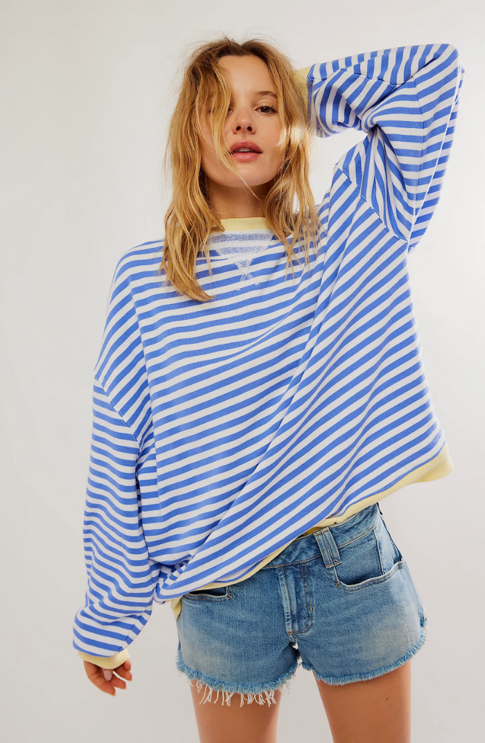 Lune London | Casual Striped Sweatshirt Soft and Stylish Perfect for Relaxed Days