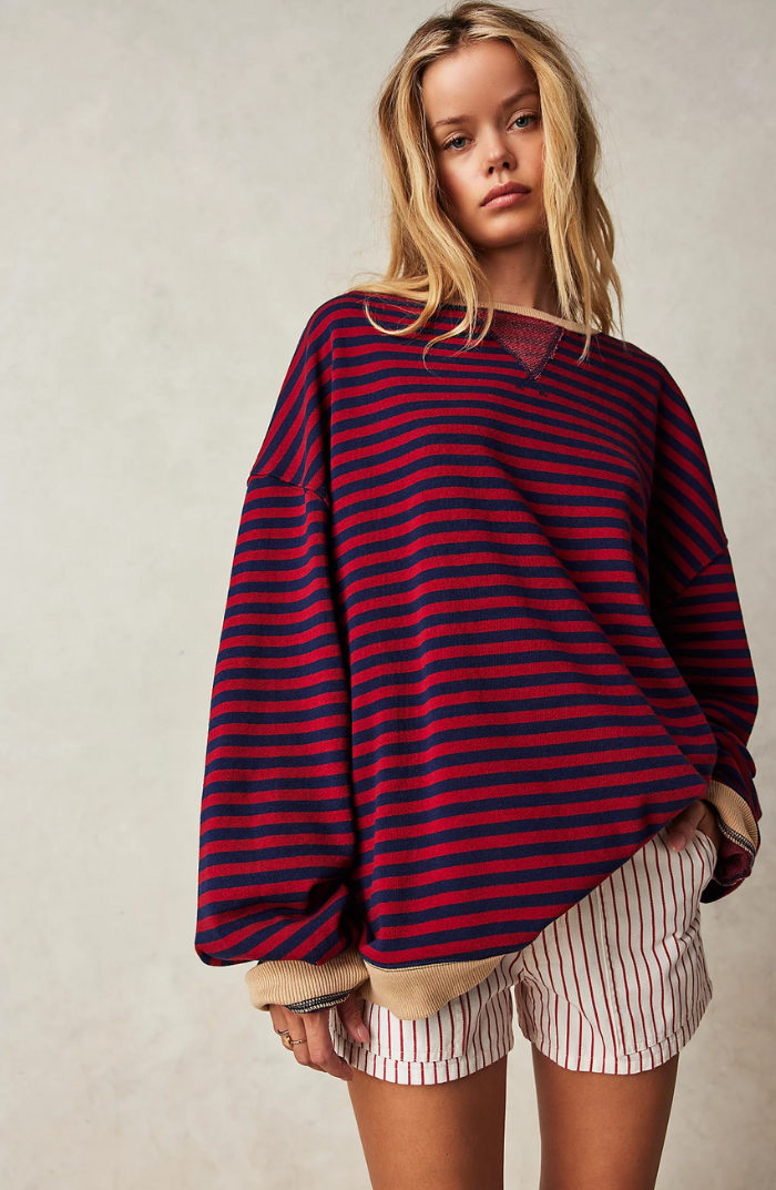 Lune London | Casual Striped Sweatshirt Soft and Stylish Perfect for Relaxed Days