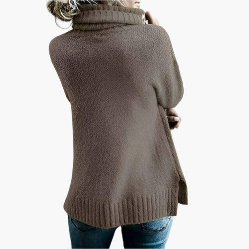 Amarae | Oversized turtleneck sweater - Casual knitted sweater for everyday wear and leisure