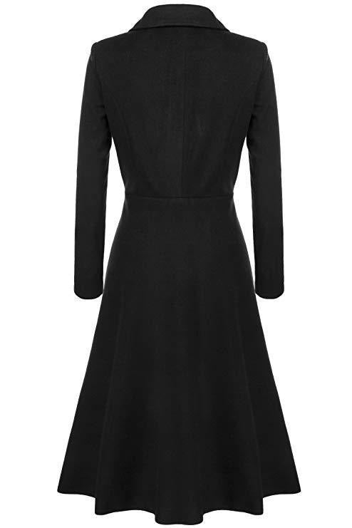 Amarae | Coat - Wool - Tailored - Classic Lapel - Mid Length - Button Closure