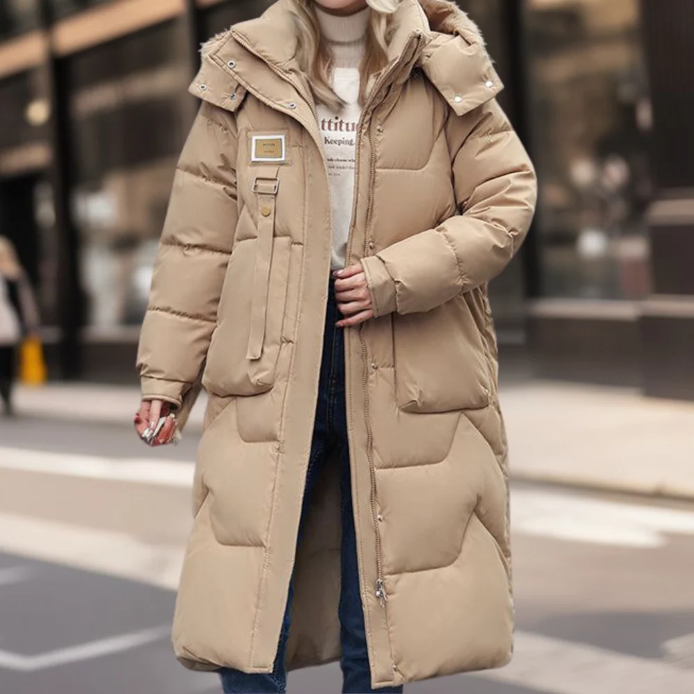 Amarae | Coat - Quilted - Oversized Fit - Hood - Full Length - Warm Insulated