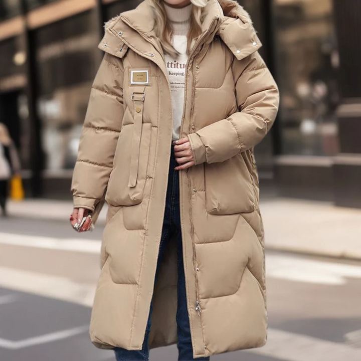 Amarae | Coat - Quilted - Oversized Fit - Hood - Full Length - Warm Insulated