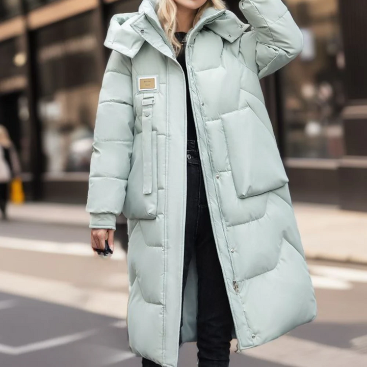 Amarae | Coat - Quilted - Oversized Fit - Hood - Full Length - Warm Insulated