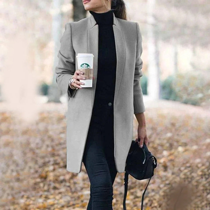 Amarae | Coat - Tailored - Wool blend - Knee length - Minimalist design