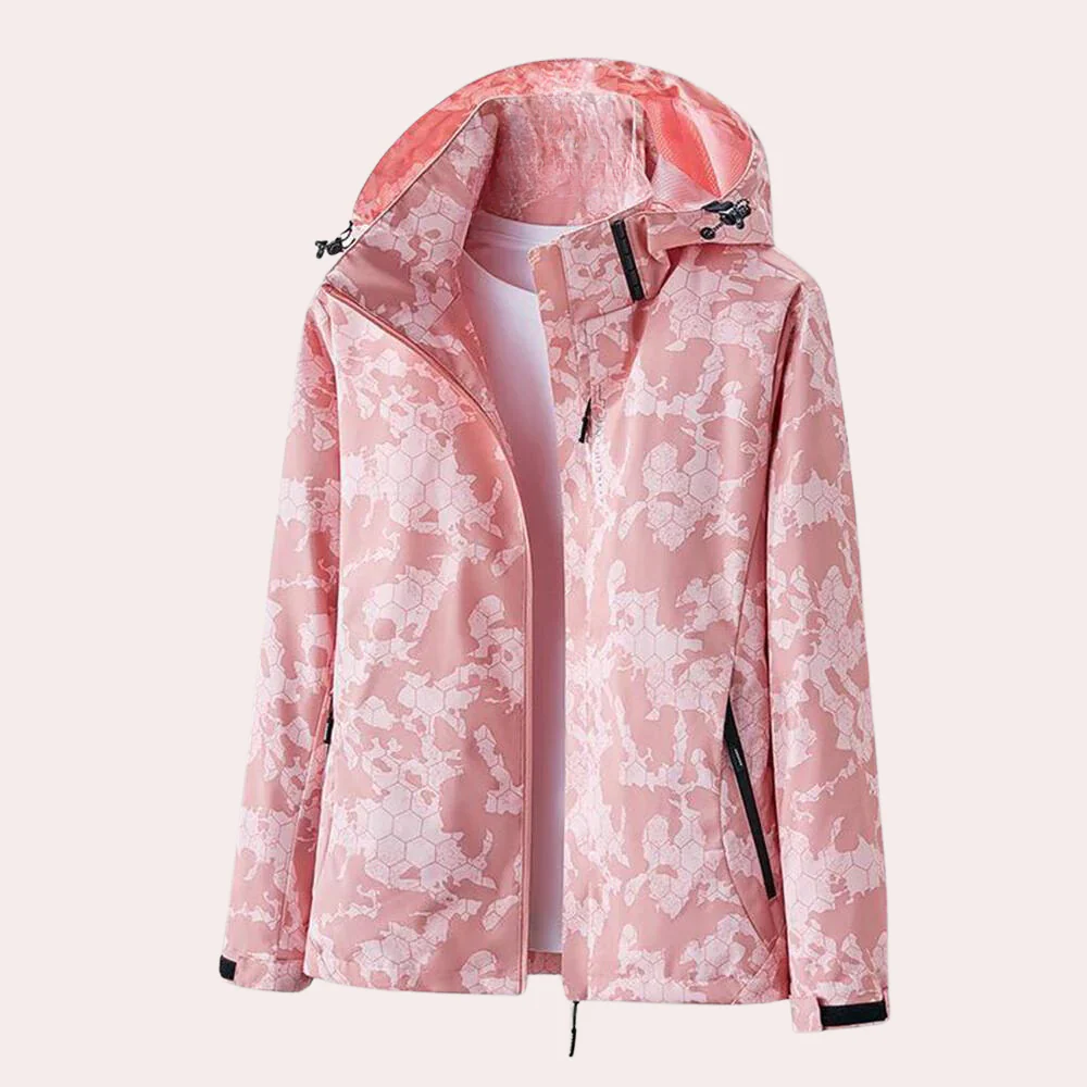 Lune London | Jacket - Lightweight Straight Fit - Removable Hood - Zipper Pockets - Adjustable Sleeves