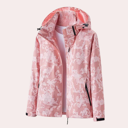Amarae | Jacket - Lightweight Straight Fit - Removable Hood - Zipper Pockets - Adjustable Sleeves
