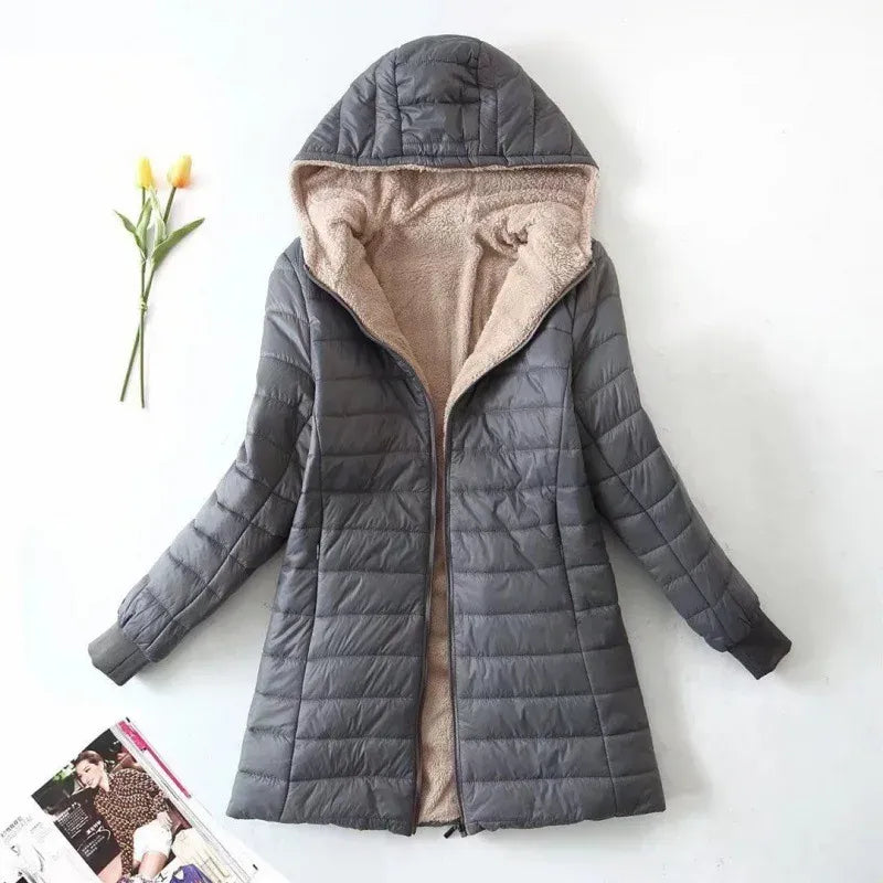 Lune London | Quilted - Fleece lining - Regular fit - Hood - Water-repellent