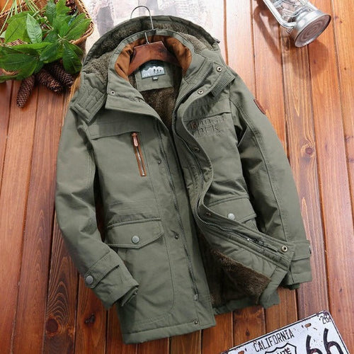 Amarae | Jacket - Plus Size - Fleece Lined - Hood - Quilted Shoulder Part - Multiple Pockets