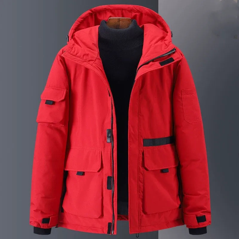 Amarae | Down jacket - Relaxed Fit - With hood - Insulated - Water-repellent - Pockets