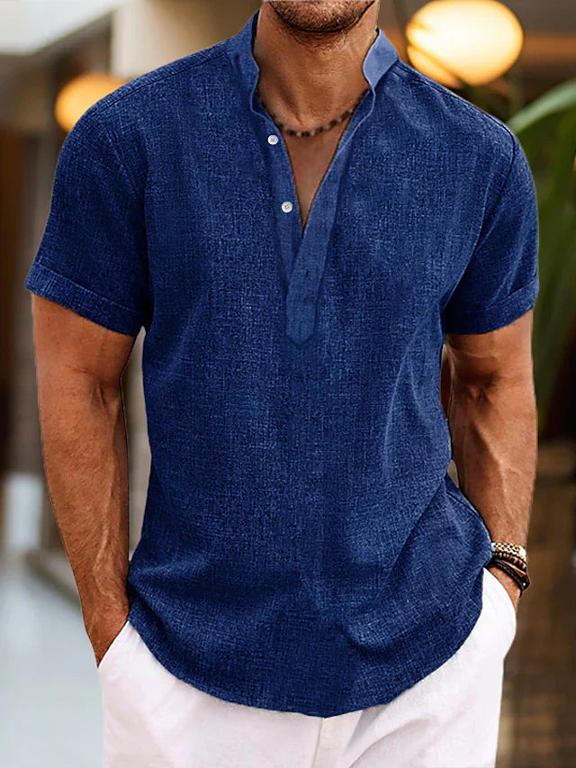Lune London | High-quality, Comfortable Men's Polo Shirt with V-neck