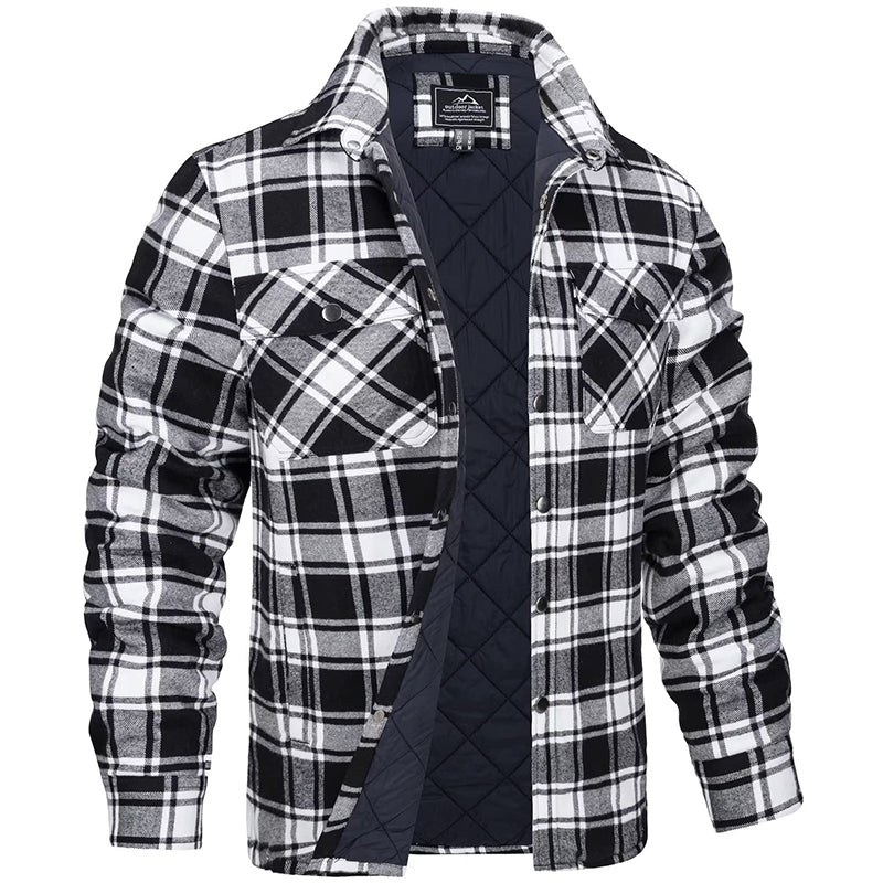 Lune London | Men's Lumberjack Jacket in Checked Design