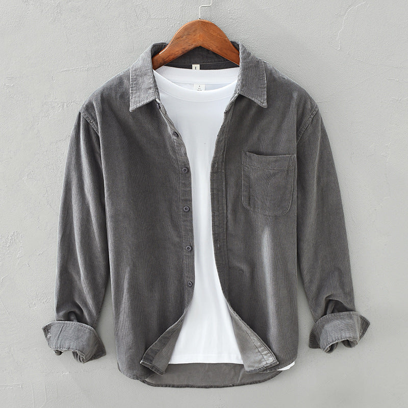 Lune London | Retro Men's Cord Shirt Elegant, Versatile & Comfortable