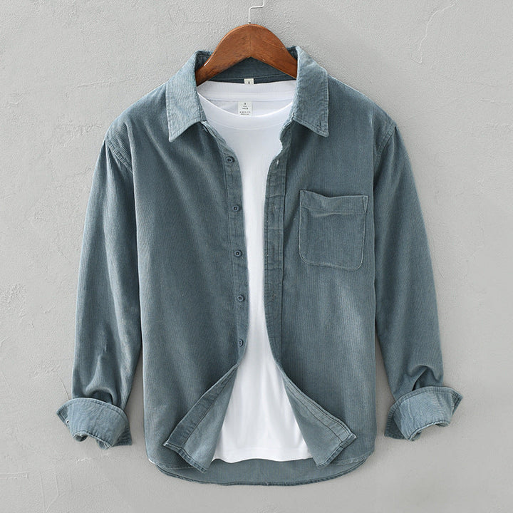 Lune London | Retro Men's Cord Shirt Elegant, Versatile & Comfortable
