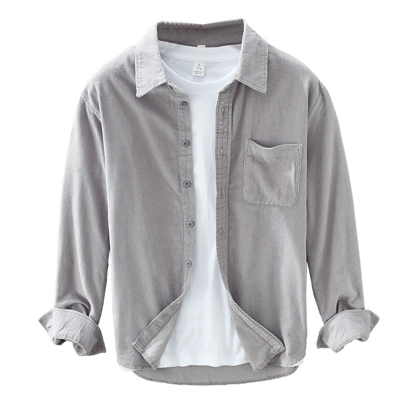 Lune London | Retro Men's Cord Shirt Elegant, Versatile & Comfortable