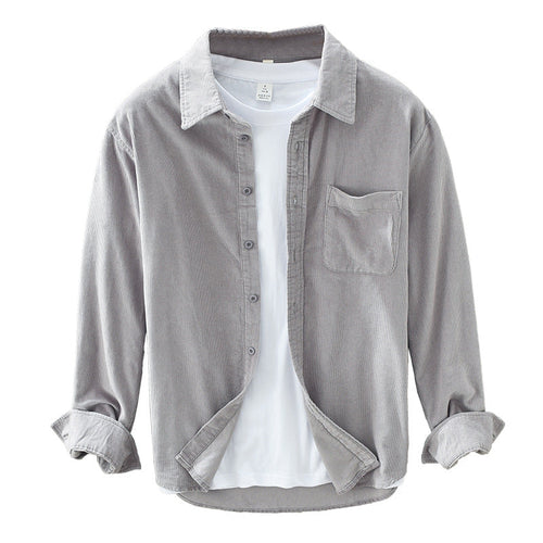 Amarae | Retro Men's Cord Shirt Elegant, Versatile & Comfortable