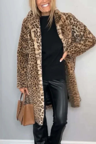 Amarae | Women - Winter coat with Animal print