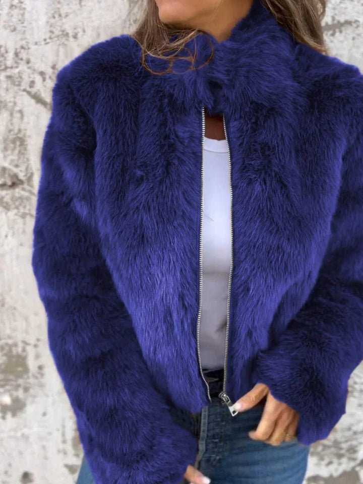 Amarae | Women's winter coat soft - Beige - Warm and comfortable
