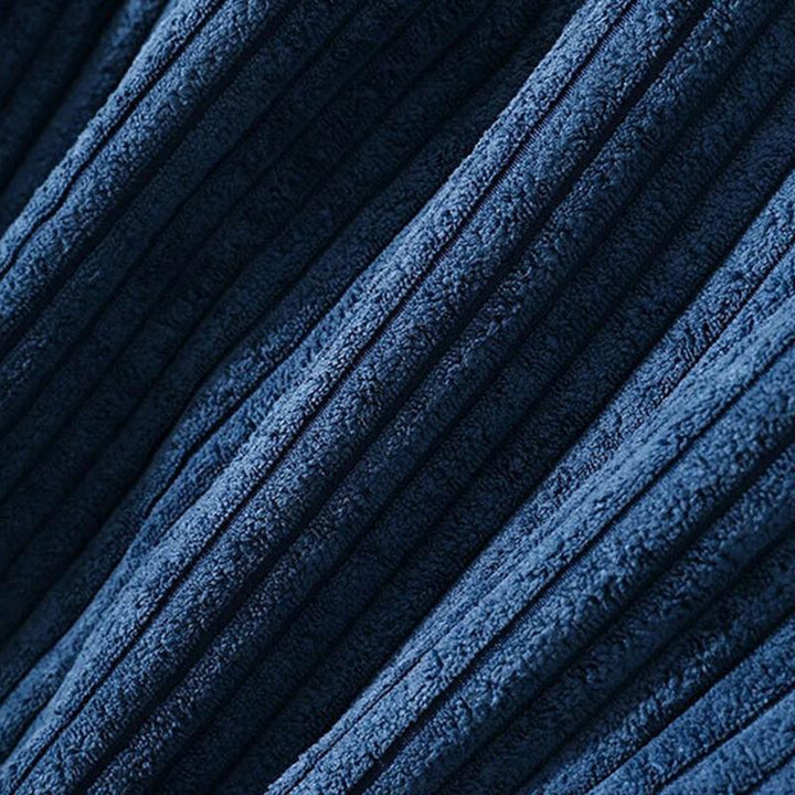 Amarae | Stylish Dark Blue Casual Corduroy Autumn Overshirt for Men