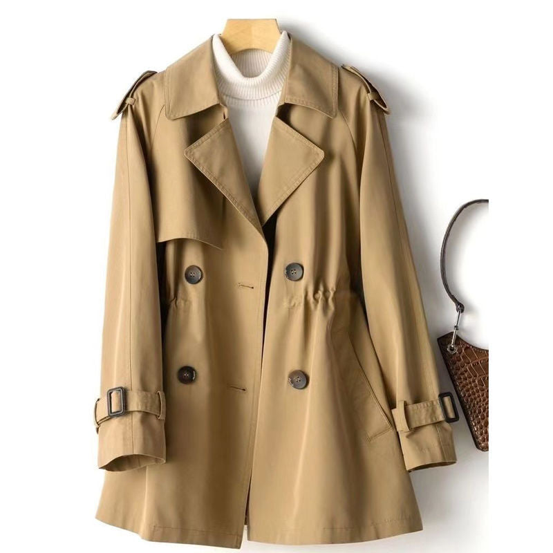 Amarae | Classic Double-Breasted Trench Coat - Versatile Urban Style