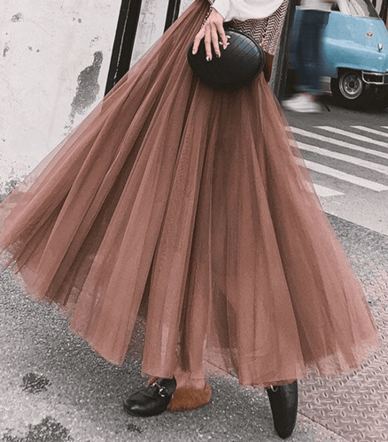 Amarae | Ankle-Length Skirt with High Waist