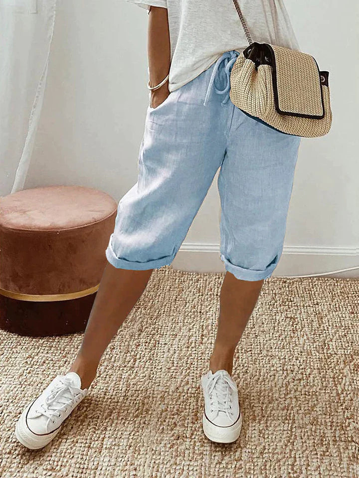 Lune London | Cotton and Linen Shorts for Women