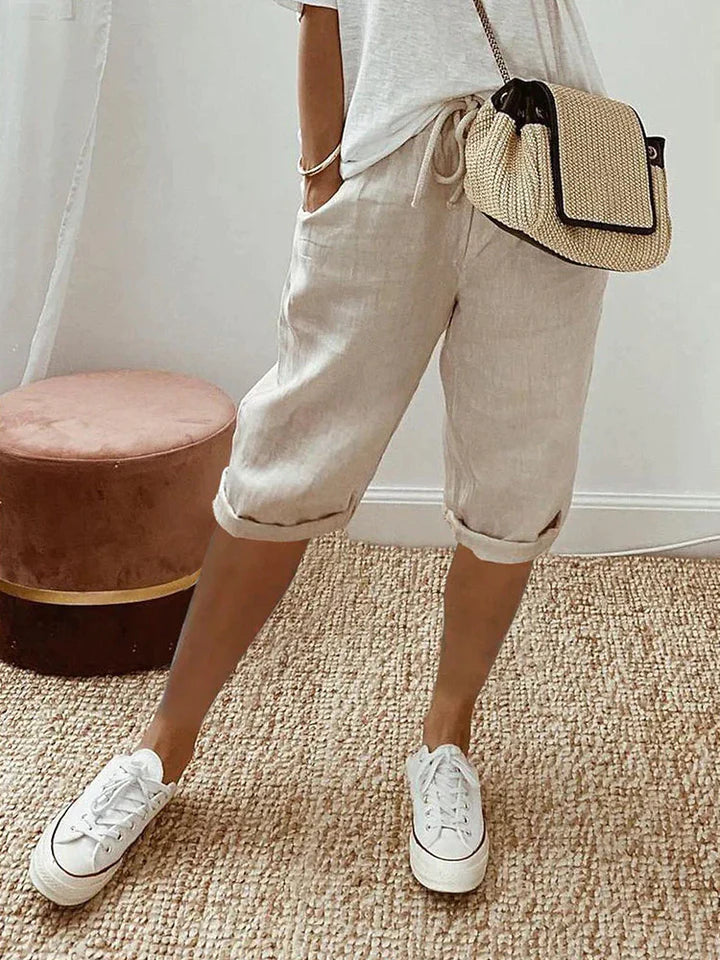 Lune London | Cotton and Linen Shorts for Women