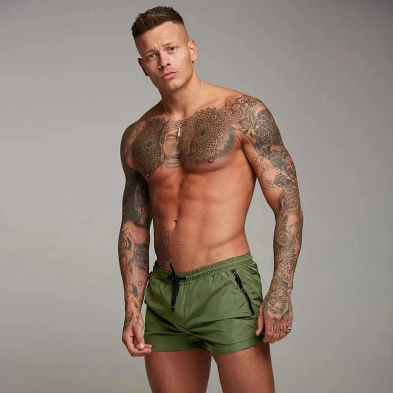 Lune London | Short Swim Shorts for Men with Pocket