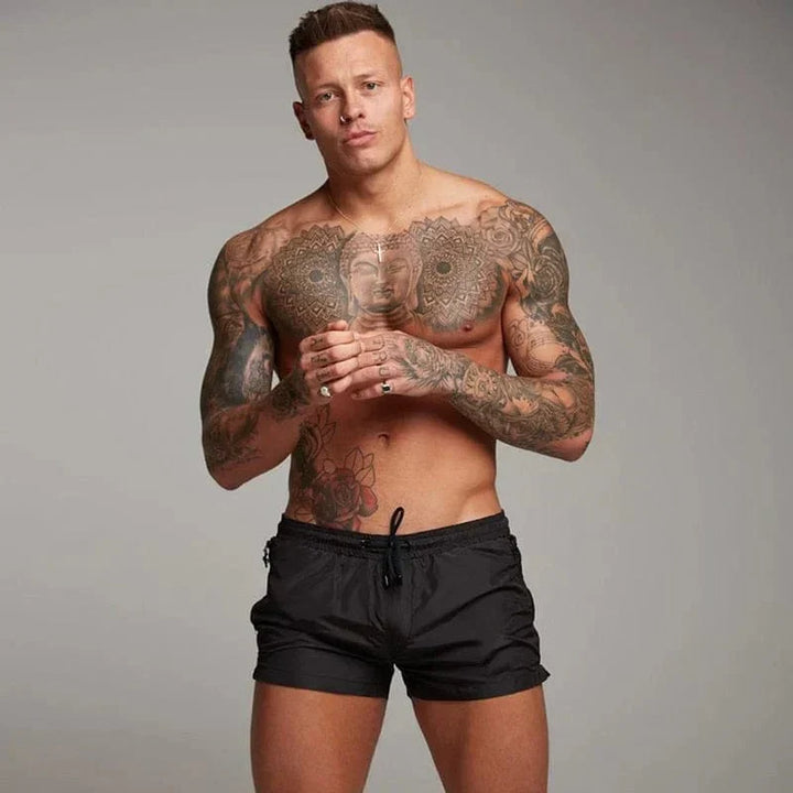 Chic und Stil | Short Swim Trunks for Men with Pocket