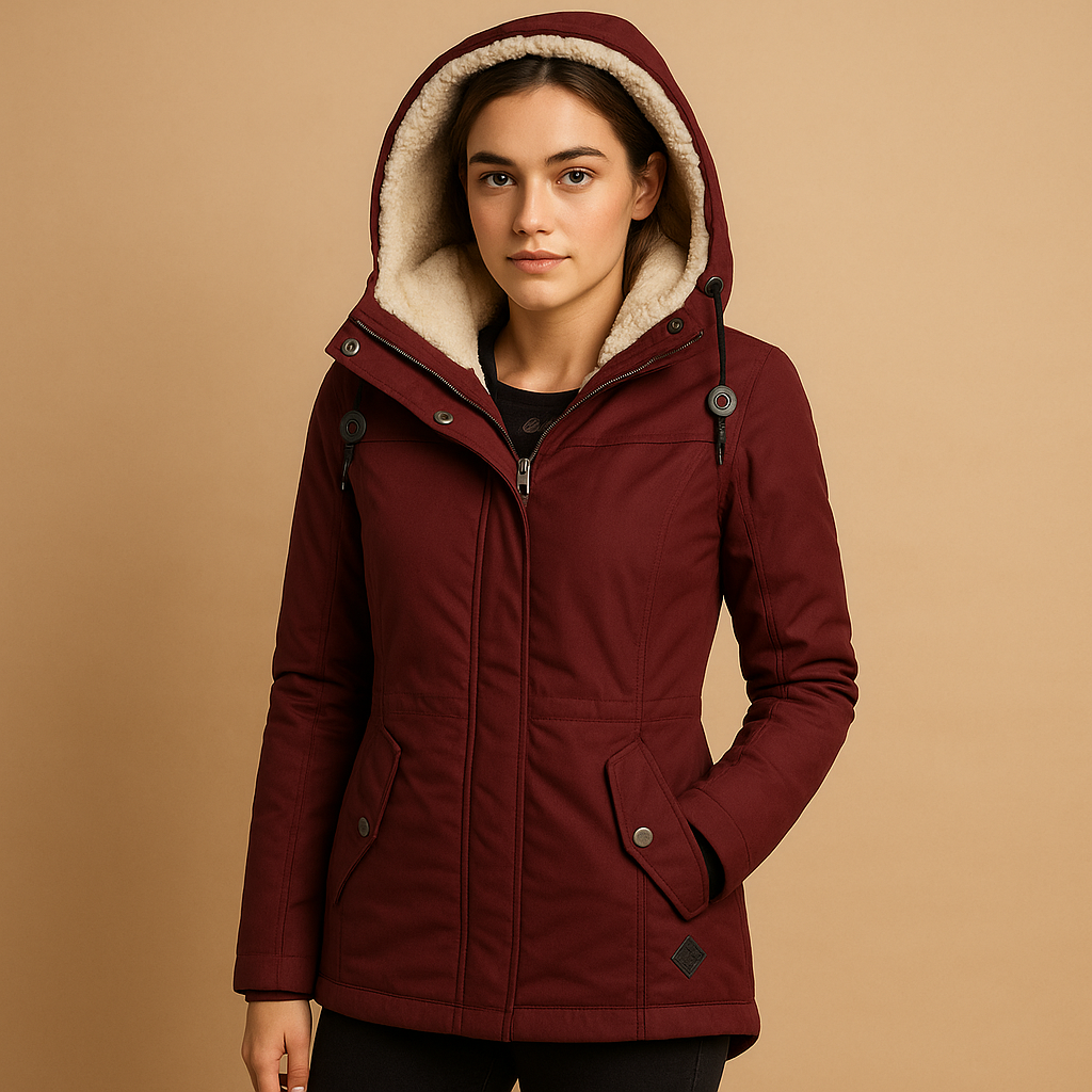 Lune London | Stylish Ladies Parka Winter Jacket with Hood
