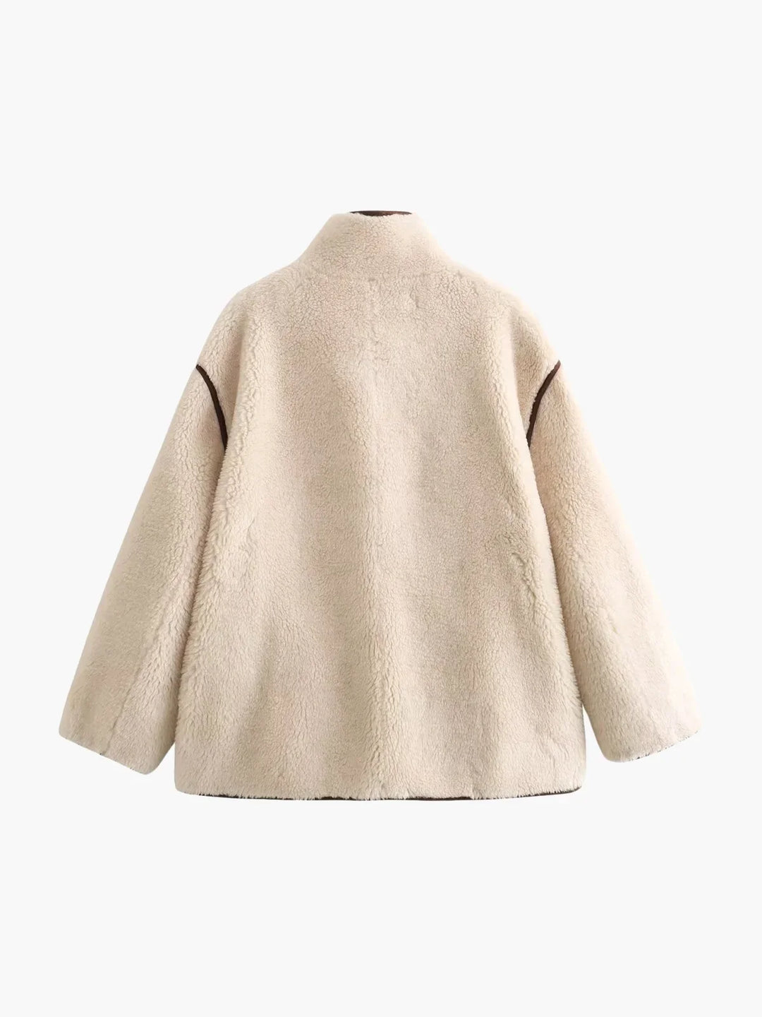 Amarae | Shearling Stand Collar Jacket