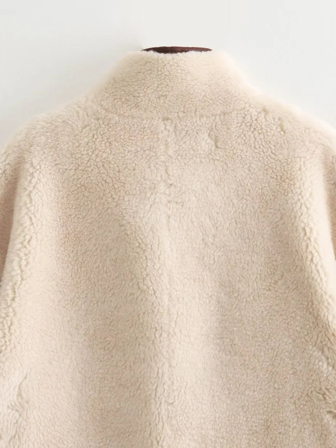 Amarae | Shearling Stand Collar Jacket