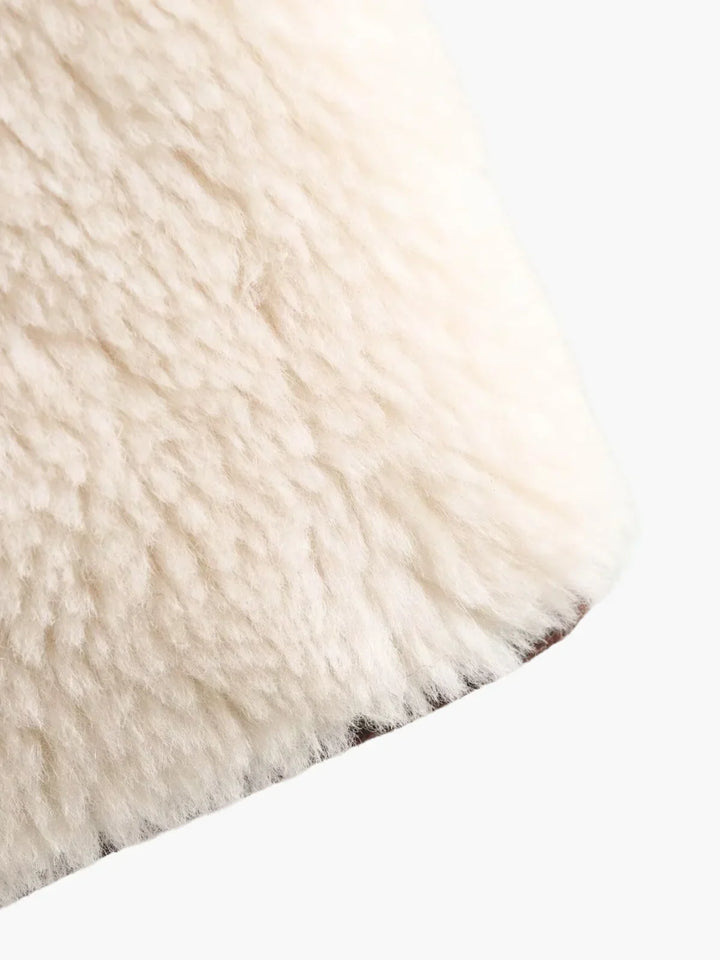 Amarae | Shearling Stand Collar Jacket