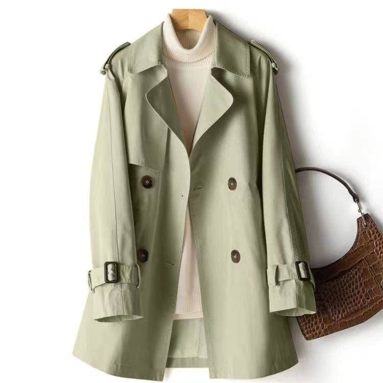 Amarae | Classic Double-Breasted Trench Coat - Versatile Urban Style
