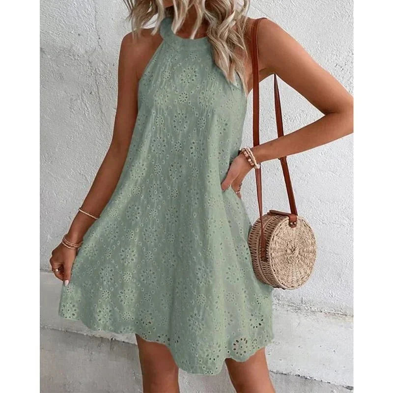 Lune London | Lässig Mini Kleid Ärmellos