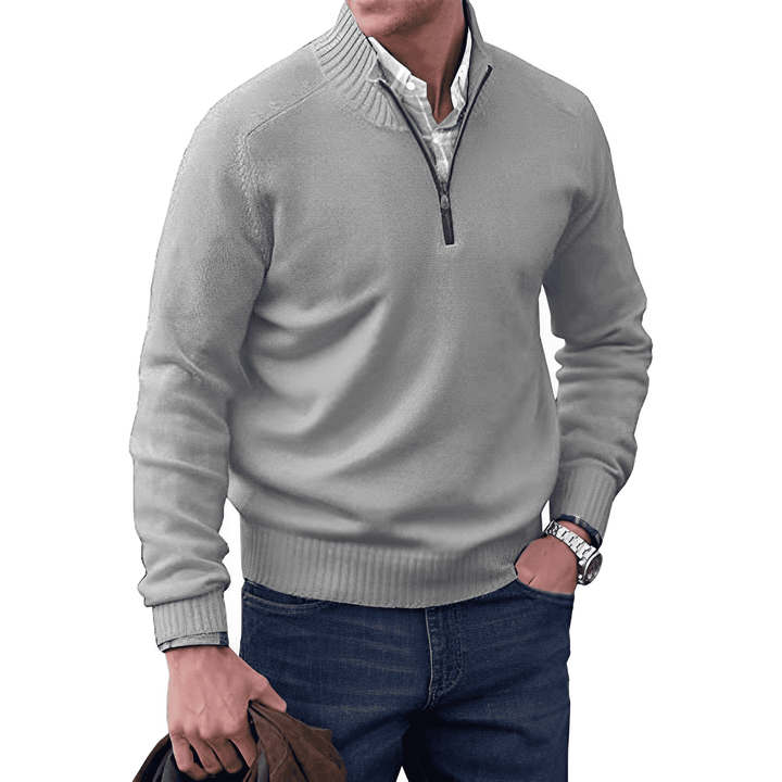 Lune London | Luxurious Cashmere Zip-Up Men's Sweater