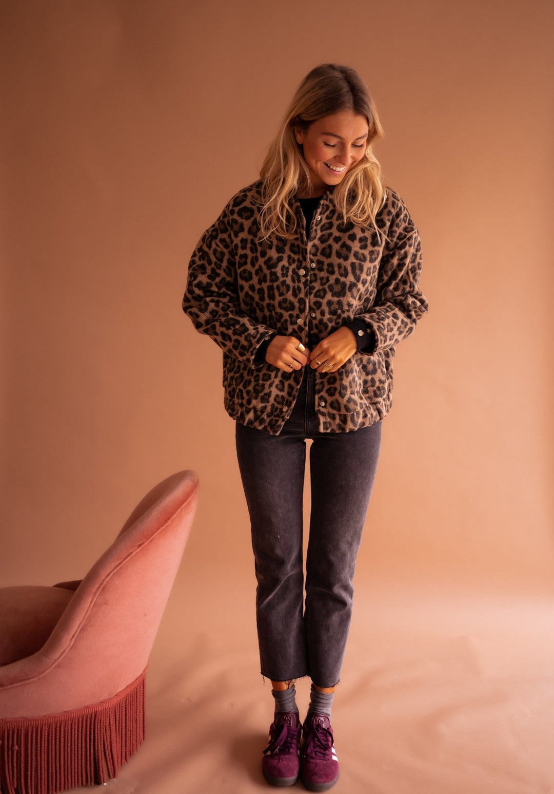 Amarae | Jacket with leopard pattern