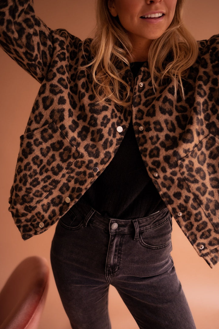 Amarae | Jacket with leopard pattern