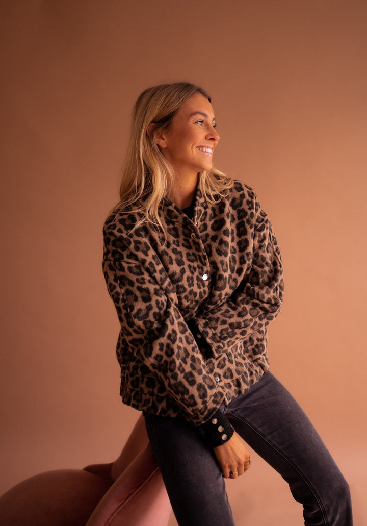 Amarae | Jacket with leopard pattern