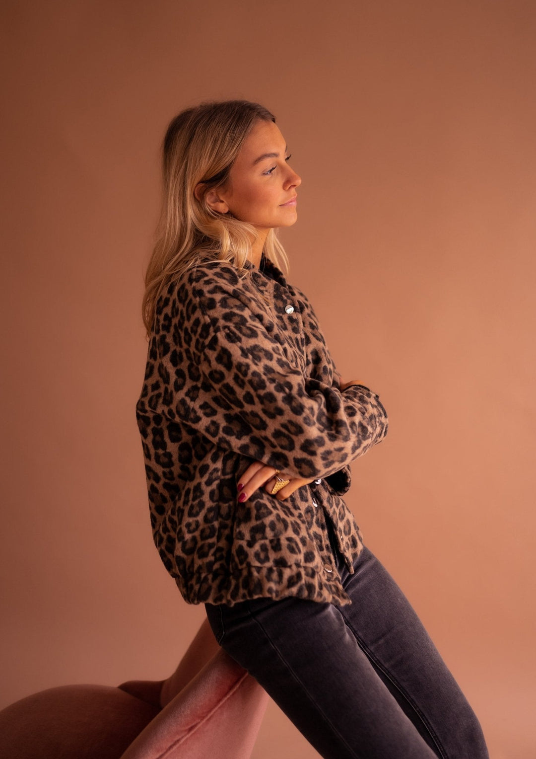 Amarae | Jacket with leopard pattern