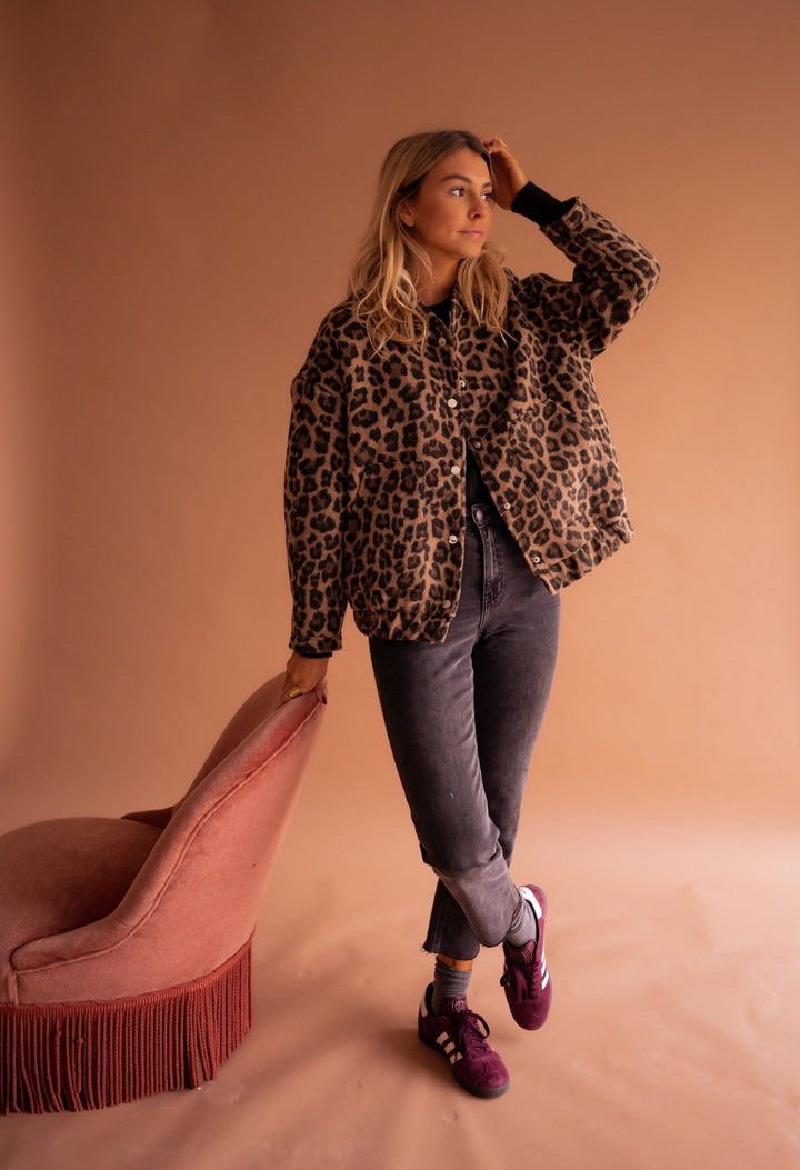 Amarae | Jacket with leopard pattern