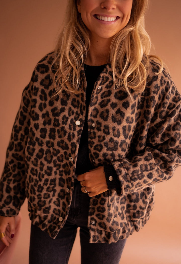 Amarae | Jacket with leopard pattern