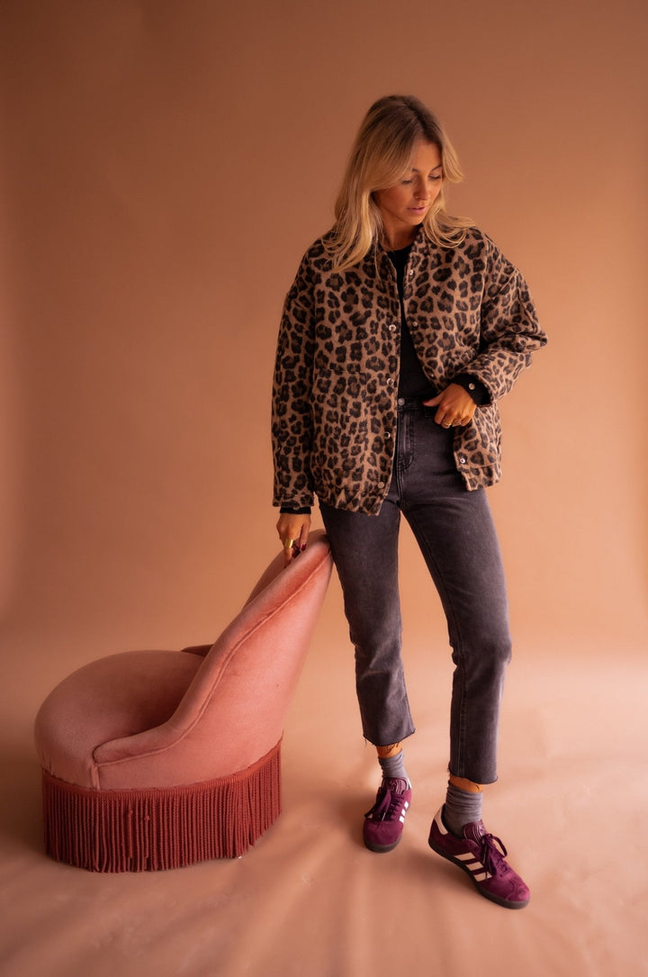 Amarae | Jacket with leopard pattern