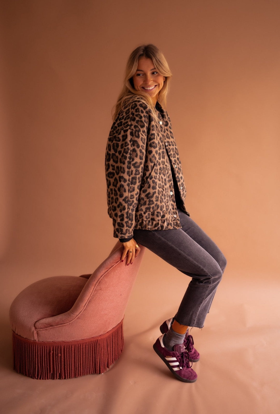 Amarae | Jacket with leopard pattern