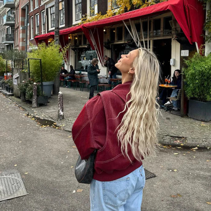 Lune London | Oversized vegan leather jacket - Modern, stylish and animal-friendly