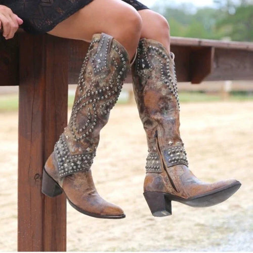 Amarae | Cowboy Boots with Heels